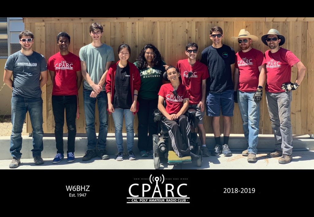 CPARC members posing in front of the HF tower (2019)
