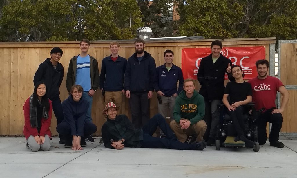 Group photo of the Cal Poly Amateur Radio Club members